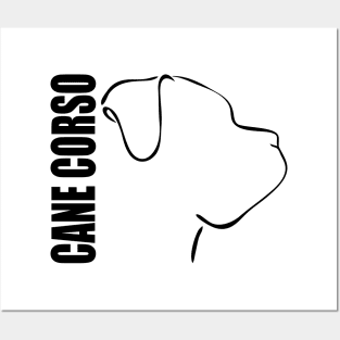 Proud Cane Corso profile dog lover gift Posters and Art